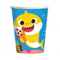 kubeczki papierowe baby shark 250ml 8szt