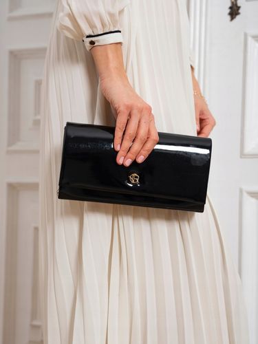 Damska torebka wizytowa kopertówka Rovicky elegancka z łańcuszkiem na ramię na Arena.pl