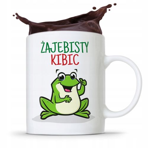 Dla Kibcia Kibola Fana Kubek Żajebisty Kibic Z Nadrukiem Ze Zdjęciem na Arena.pl