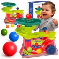 Kolorowa Fontanna Zjeżdżalnia dla Kulek z Dźwiękami – Interaktywna Zabawa