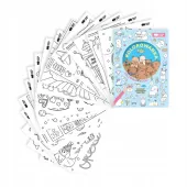 Kolorowanka A5 8k Kapibara Kapi Fun Happy Color