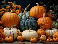 Plakat 80x60cm Jesienne Urodzaje