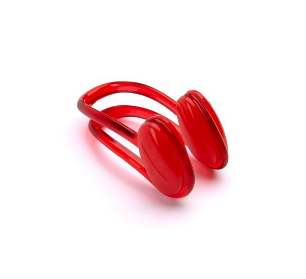 SPEEDO KLIPS NA NOS UNIVERSAL NOSECLIP CLEAR RED zdjęcie 4