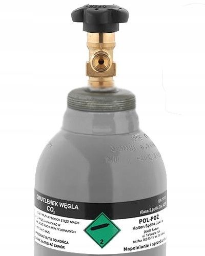 Nowa Butla CO2 5l - 3,75kg CO2 - PEŁNA zdjęcie 2