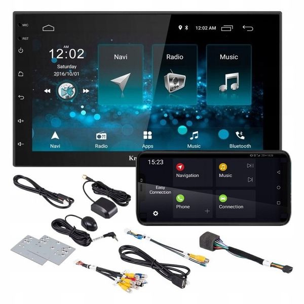 Radio Samochodowe 2 DIN Wi-Fi GPS BT USB ANDROID zdjęcie 1