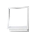 Minimalistyczna lampa ścienna Opera LED 18W 3000K do salonu biała