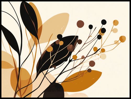 Plakat 100x75cm Jesienne Sylwety na Arena.pl