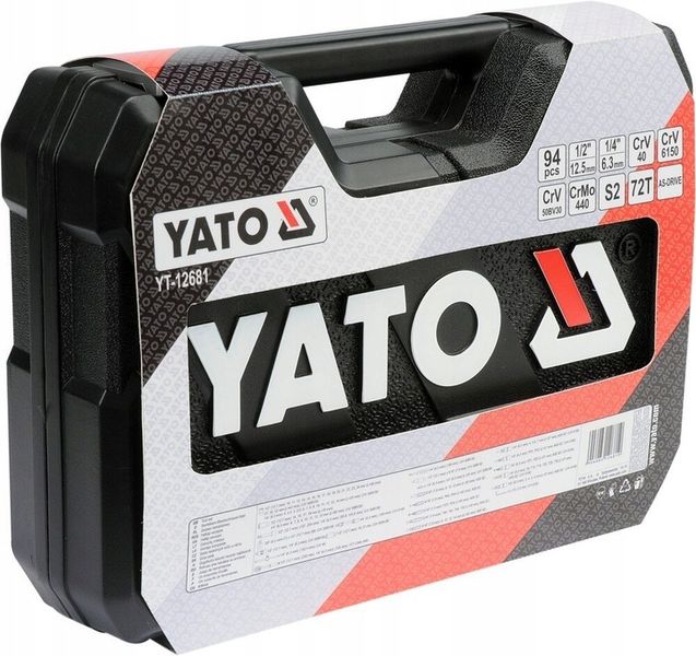 Zestaw narzędzi YATO YT-12681 (94 elementy) zdjęcie 4