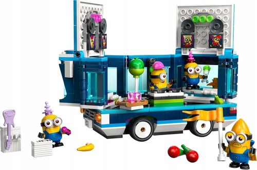 LEGO 75581 MINIONKI Imprezowy autobus Zestaw Klocki 7 lat na Prezent +Torba na Arena.pl