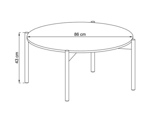 Ława BL86 BASIC stolik kawowy na Arena.pl