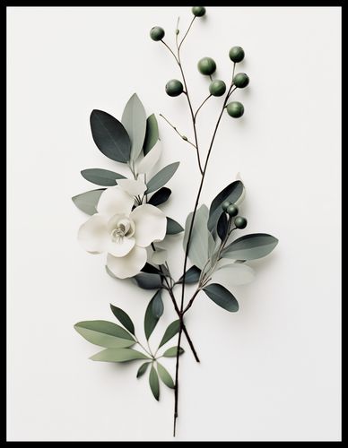 Plakat 50x65cm Papierowy Kwiat na Arena.pl