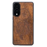 Drewniane Etui Bewood do Samsung Galaxy S25 Edge ŁAPACZ SNÓW IMBUIA