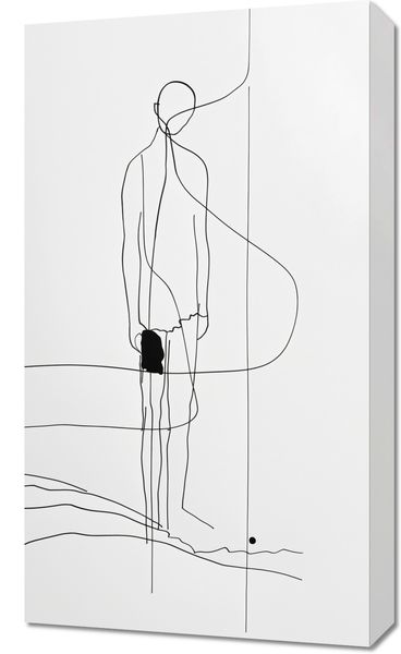 Obraz 40x70cm Samotna Wędrówka zdjęcie 1