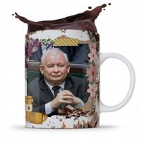 Kubek Full Print Prezesa Jarosław Kaczyński Pis Z Nadrukiem Ze Zdjęciem