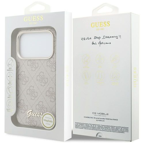 etui guess 4g script magsafe do iphone   17 pro max różowy na Arena.pl