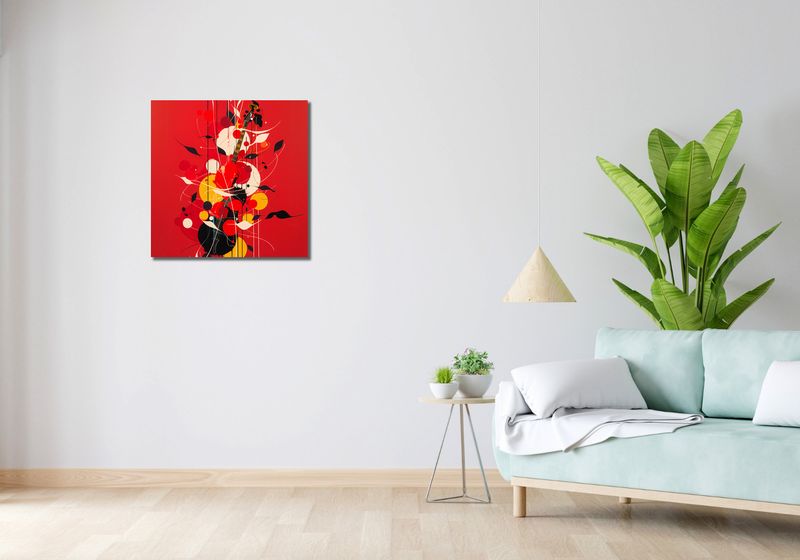 Obraz 60x60cm Melodyjna Barwa zdjęcie 2