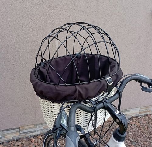 Koszyk wiklinowy na Rower z wkładem i poduszką Transporter dla PSA do 10kg na Arena.pl