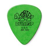 Kostka piórko Dunlop TORTEX 0,88 mm zielona antypoślizgowa