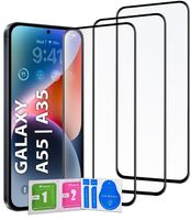 3x SZKŁO NA CAŁY EKRAN do Samsung A35 5G | A55 5G SZYBKA 5D zestaw 3 sztuk