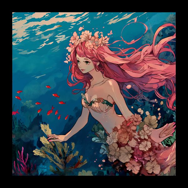 Plakat 20x20cm Nimfa Oceanu zdjęcie 2