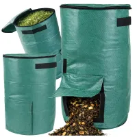 Kompostownik 60 litrów ogrodowy składany worek na trawę liście divodv