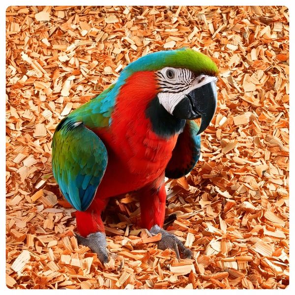 PODŁOŻE ZRĘBKI BUKOWE DREWIENKA DO KLATKA DLA PAPUG PTAKÓW zdjęcie 5