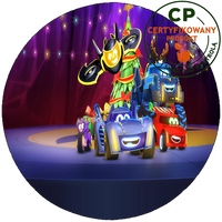 Opłatek na tort Batwheels