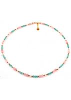 Naszyjnik Amazonit Kwarc 925