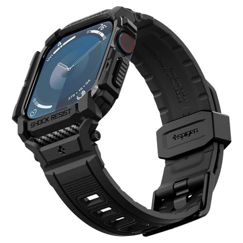 spigen rugged armor pro apple watch 10 (46 mm) matte black na Arena.pl
