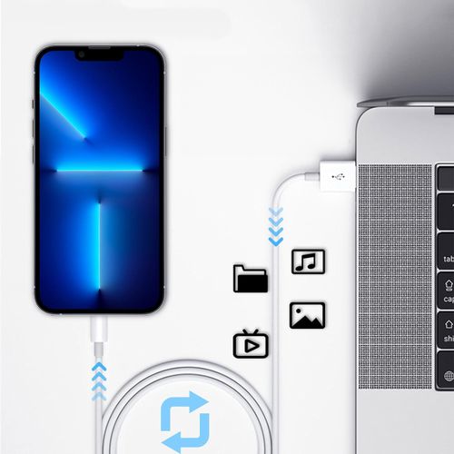 kabel 1m lightning do usb-a usb do apple iphone, ipad, ipod box biały na Arena.pl