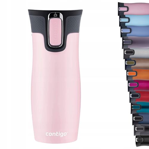 Kubek termiczny Contigo West Loop 2.0 470 ml różowy na Arena.pl