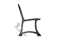 ŻELIWNA NOGA ŁAWKI NR 10A WYSOKA ŁAWKA DO PARKU OGRODU RETRO