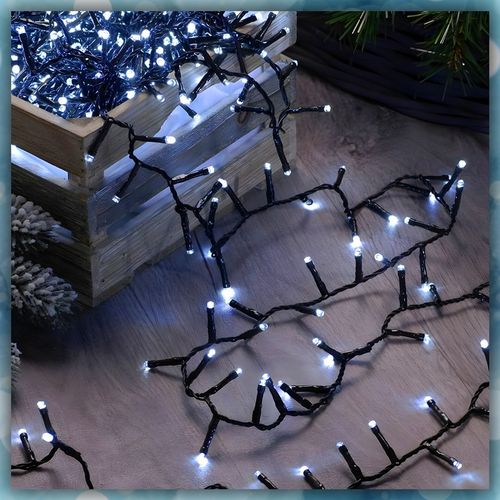 LAMPKI CHOINKOWE BIAŁY ZIMNY 300 LED WEW/ZEW NA CHOINKĘ 22 METRY 8 TRYBÓW na Arena.pl