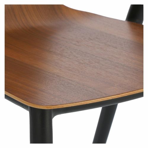 Krzesło Bella czarne/orzech na Arena.pl