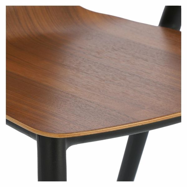 Krzesło Bella czarne/orzech zdjęcie 11