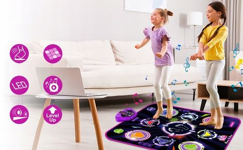 MATA DO TAŃCZENIA MUZYCZNA TANECZNA DLA DZIECI GRA INTERAKTYWNA TAŃCA ZABAW na Arena.pl