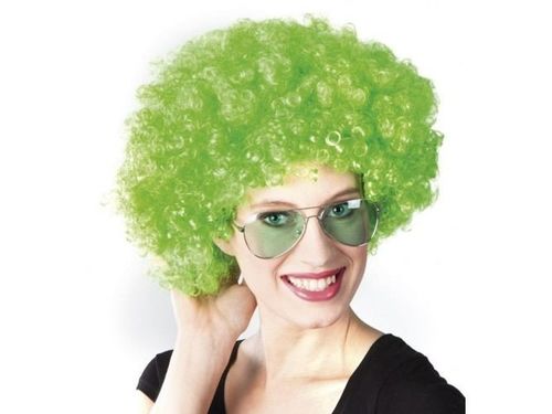 Peruka afro zielona na Arena.pl