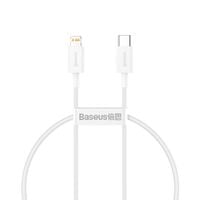 kabel przewód superior series usb-c / lightning pd 20w 2m - biały