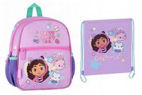 Zestaw plecak i worek przedszkolny GABBY'S Koci Domek GABI dla dzieci 3+