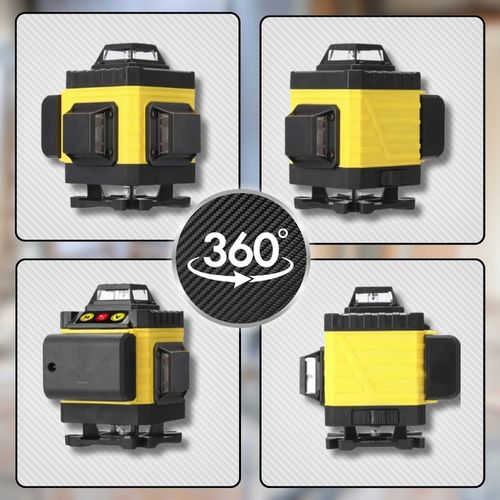 POZIOMNICA LASEROWA POZIOMICA 4D 16 LINII KRZYŻOWA 360 LASER ZESTAW na Arena.pl