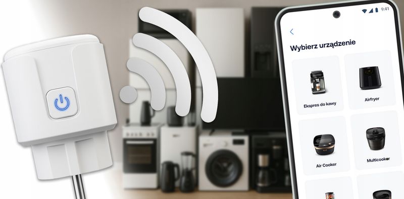 INTELIGENTNE GNIAZDKO WIFI SMART HOME TUYA WATOMIERZ PROGRAMATOR TIMER BLOW zdjęcie 6