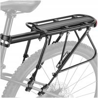 BAGAŻNIK ROWEROWY TYLNY 110KG (WYTRZYMAŁY) - NA ROWER ALUMINIUM UNIWERSALNY