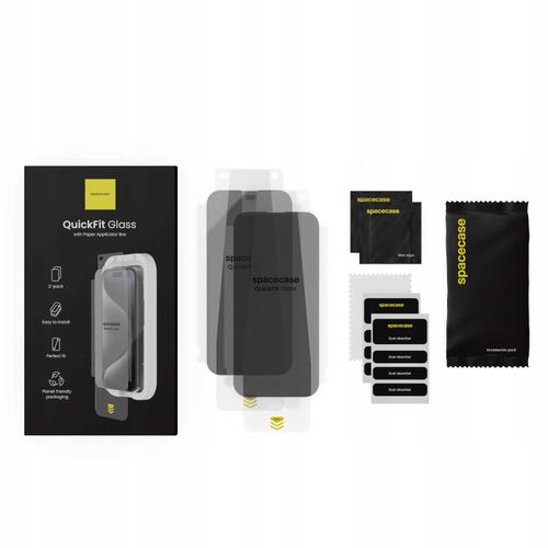 Spacecase Quickfit Privacy Glass Iphone 15 / 16 na Arena.pl