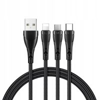 2 x Kabel 3w1 Mcdodo CA-6960 1.2m USB-C, Lightning, Micro USB Szybkie Ładow