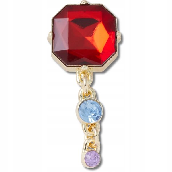Przypinka Crocs Jibbitz Pin Do Butów Red Dangle Gem zdjęcie 1