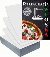 Ulotki A6 reklamowe firmowe 5000szt projekt w cenie WŁOSKA RESTAURACJA