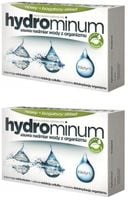 2x Hydrominum usuwa nadmiar wody z organizmu 30 tabletek
