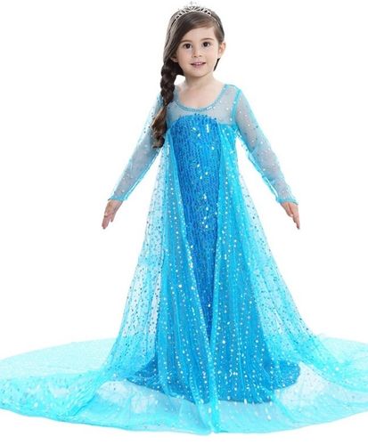 SUKIENKA STRÓJ ELSA ELZA DŁUGA STRÓJ 122/128 na Arena.pl