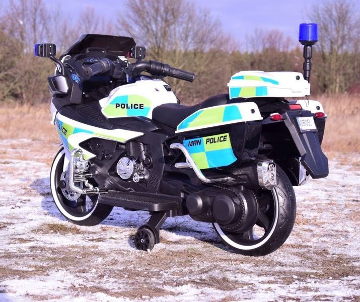 MEGA MOTOR POLICYJNY NA AKUMULATOR, KOGUT, MEGAFON, MOC/BEJ8188 zdjęcie 10