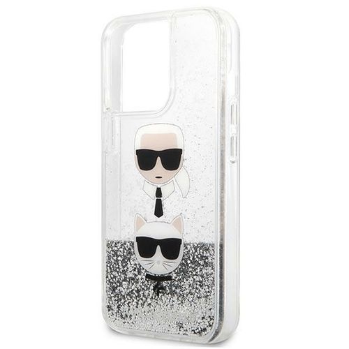 Etui Karl Lagerfeld do iPhone 13 Pro Max, Srebrny na Arena.pl